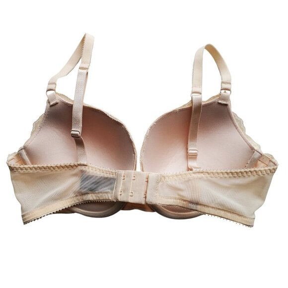 HEIDI KLUM NWOT MAXimum Lift Push Up Plunge Bra Nude 36C - Picture 5 of 11